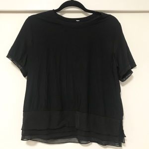 Black Lululemon Mesh T-shirt